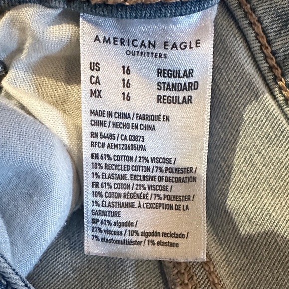 American Eagle Outfitters Light Blue Flare Jeans - Picture 2 of 5